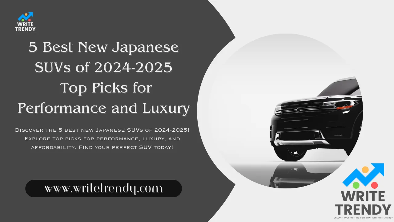 5 Best New Japanese SUVs of 2024-2025  Top Picks for Performance and Luxury.webp