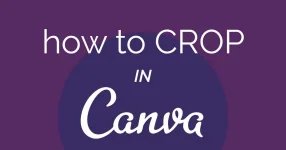 How can I crop an image with Canva?